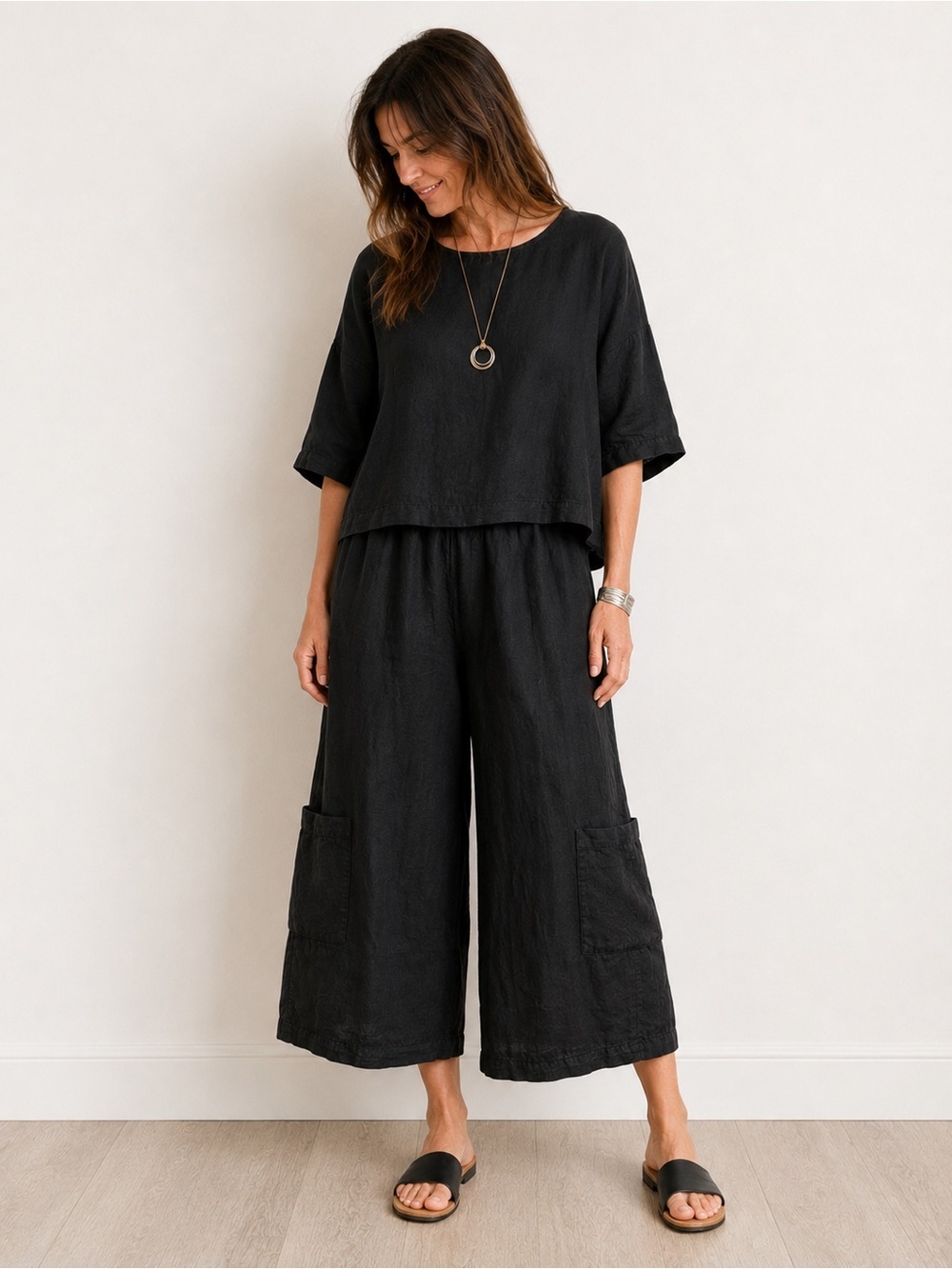Bryn Walker NEW WITH TAGS Casbah Pants Black Size 1X